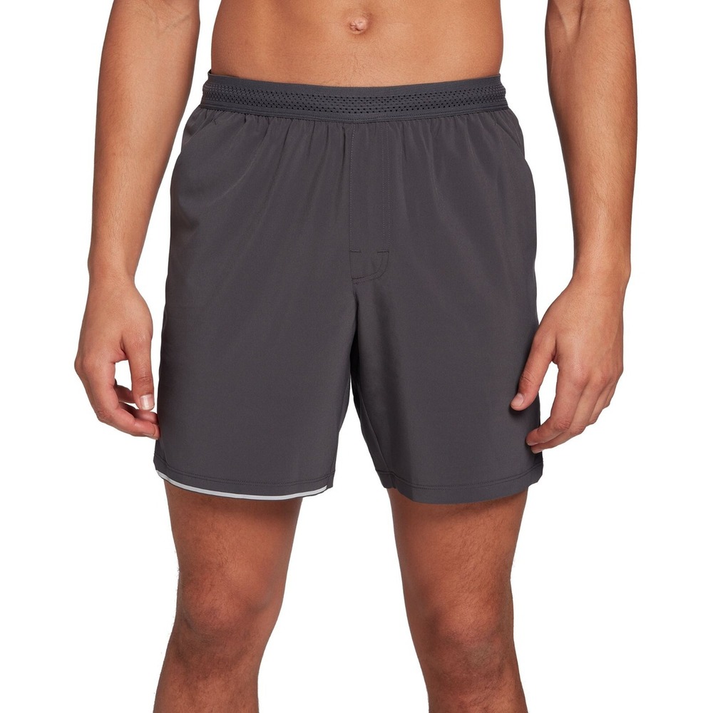 VRST Men's 7" Velocity Run Short, Small, Gray
